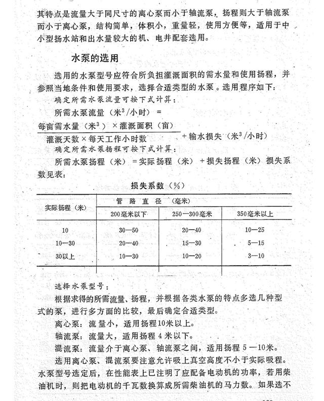 多级泵水泵扬程和流量选型,立式多级水泵扬程流量对照表?